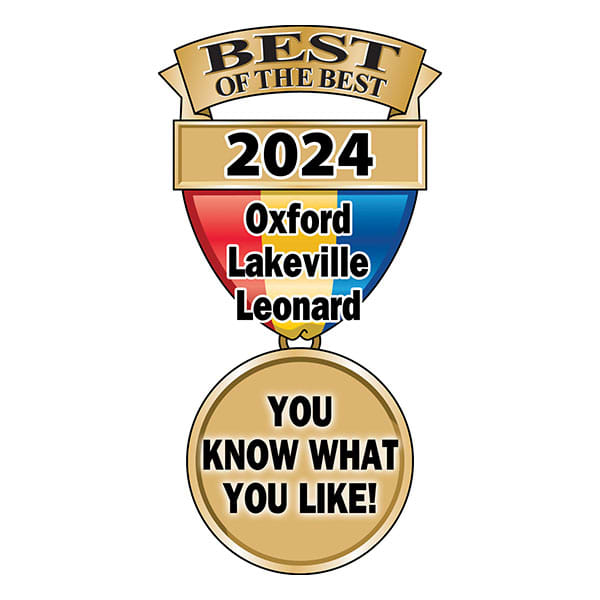 Readers' Choice Best of The Best Award - Oxford, Lakeville, Leonard 2024